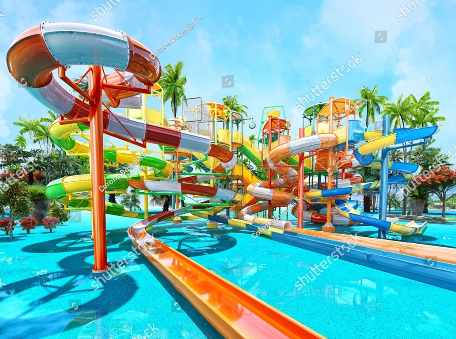 Woods Waterpark Aerial View